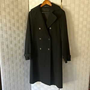 Theory black pea coat blazer